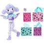 Barbie Cutie Reveal Doll & Accessories, Cozy Cute Tees Poodle, “Star” Tee, Blue & Purple Streaked Hair, Brown Eyes