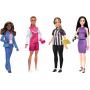 Set of 4 Sports Career Barbie Dolls and 8 Accessories with General Manager, Coach, Referee and Sports Reporter