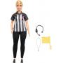 Set of 4 Sports Career Barbie Dolls and 8 Accessories with General Manager, Coach, Referee and Sports Reporter