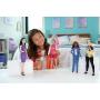 Set of 4 Sports Career Barbie Dolls and 8 Accessories with General Manager, Coach, Referee and Sports Reporter
