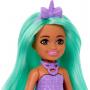 Unicorn-Inspired Chelsea Barbie Doll With Green Hair, Unicorn Toys