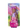 Royal Chelsea Barbie Doll With Pink Hair, Colorful Printed Skirt