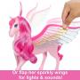 Barbie A Touch Of Magic Pink Pegasus With Puppy, Winged Horse Toys With Lights And Sounds