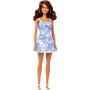 Barbie Doll, Kids Toys, Barbie Loves the Ocean Brunette Doll, Doll Body Made From Recycled Plastics, Summer Clothes and Accessories