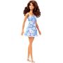 Barbie Doll, Kids Toys, Barbie Loves the Ocean Brunette Doll, Doll Body Made From Recycled Plastics, Summer Clothes and Accessories