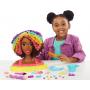 Barbie Deluxe Styling Head With Color Reveal Accessories And Curly Brown Rainbow Hair