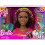 Barbie Deluxe Styling Head With Color Reveal Accessories And Curly Brown Rainbow Hair