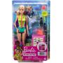 Barbie Dolls & Accessories, Marine Biologist Doll (Blonde) & Mobile Lab Playset 10+ Pieces