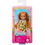 Barbie Chelsea Doll, Small Doll Wearing Removable Heart-Print Dress With Blond Hair & Blue Eyes
