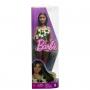 Barbie® Fashionistas® Doll #200, Brunette With Polka Dot Romper, new packaging