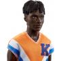 Barbie Fashionistas Ken Fashion Doll #203 With Twisted Black Hair, Orange Athletic Jersey, Shorts & White Sneakers