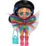 Barbie Extra Mini Minis Doll With Rainbow Dress, Accessories And Doll Stand, 3.25-Inch Collectible