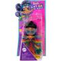 Barbie Extra Mini Minis Doll With Rainbow Dress, Accessories And Doll Stand, 3.25-Inch Collectible