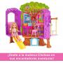 Chelsea Barbie Doll And Treehouse Playset With Pet Puppy