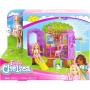 Chelsea Barbie Doll And Treehouse Playset With Pet Puppy