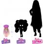 Barbie Extra Mini Minis Travel Doll With Desert Fashion, Barbie Extra Fly