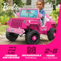 Power Wheels Barbie Jeep Wrangler Toddler Ride-On