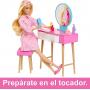 Barbie Doll And Bedroom Playset, Barbie Furniture With 20+ Pieces