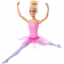 Barbie Articulated Blonde Ballet Dancer Doll with Pink Tutu and Bow