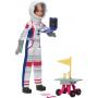 Barbie 65th Anniversary Doll & 10 Accessories, Astronaut Set with Brunette Doll, Rolling Rover, Space Helmet with Flipping Shield & More