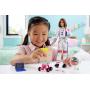 Barbie 65th Anniversary Doll & 10 Accessories, Astronaut Set with Brunette Doll, Rolling Rover, Space Helmet with Flipping Shield & More