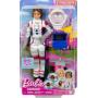 Barbie 65th Anniversary Doll & 10 Accessories, Astronaut Set with Brunette Doll, Rolling Rover, Space Helmet with Flipping Shield & More