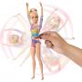 Barbie Gymnastics Playset With Blonde Fashion Doll, Balance Beam, 10+ Accessories & Flip Feature