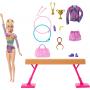 Barbie Gymnastics Playset With Blonde Fashion Doll, Balance Beam, 10+ Accessories & Flip Feature