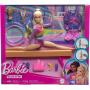 Barbie Gymnastics Playset With Blonde Fashion Doll, Balance Beam, 10+ Accessories & Flip Feature