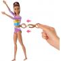 Barbie Gymnastics Playset With Blonde Fashion Doll, Balance Beam, 10+ Accessories & Flip Feature