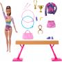 Barbie Gymnastics Playset With Blonde Fashion Doll, Balance Beam, 10+ Accessories & Flip Feature