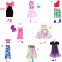 Barbie Doll Clothing, 13 Fashions With 8 Accessories And 8 Pairs Of Shoes For 65+ Looks