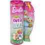 Barbie Cutie Reveal series 6 doll teddy bear in a plush dolphin costume