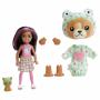 Barbie Cutie Reveal Chelsea Doll & Accessories, Animal Plush Costume & 6 Surprises Including Color Change, Puppy as Frog