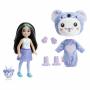 Barbie Cutie Reveal Chelsea Doll & Accessories, Animal Plush Costume & 6 Surprises Including Color Change, Bunny as Koala