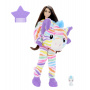 Barbie Cutie Reveal Color Dreams Series Zebra doll
