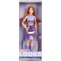 Barbie Looks #20 doll (Redhead, purple skirt, Knee-High Boots)