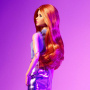 Barbie Looks #20 doll (Redhead, purple skirt, Knee-High Boots)