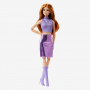 Barbie Looks #20 doll (Redhead, purple skirt, Knee-High Boots)