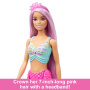 Barbie Mermaid Doll With 7-inch-Long Fantasy Hair & Accessories For Styling Play