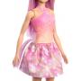 Barbie Unicorn Doll With Fantasy Hair, Ombre Outfits And Unicorn Accessories (Pink)