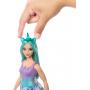 Barbie Unicorn Doll With Fantasy Hair, Ombre Outfits And Unicorn Accessories (Green Hair)