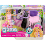 Barbie Chelsea Doll & Horse Toy Set, Includes Helmet Accessory, Doll Bends At Knees To “Ride” Pony