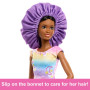 Barbie “Brooklyn” Hairstyling Doll & Playset With 50+ Accessories, Includes Extensions, Bonnet & More