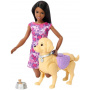 Barbie Life in The City Brooklyn Doll With Walk & Potty Dog