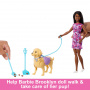 Barbie Life in The City Brooklyn Doll With Walk & Potty Dog