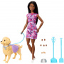 Barbie Life in The City Brooklyn Doll With Walk & Potty Dog