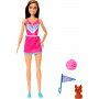 Barbie Cheerleader Fashion Doll Cheerleader Uniform Pompom Flag