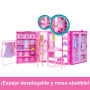 Barbie Dream Closet Playset with Blonde Fashion Doll, Clothes and Accessories, Over 36 Inches Wide, 25+ Pieces