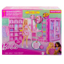 Barbie Dream Closet Playset with Blonde Fashion Doll, Clothes and Accessories, Over 36 Inches Wide, 25+ Pieces